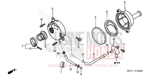 FILTRE A AIR XR50R3 de 2003
